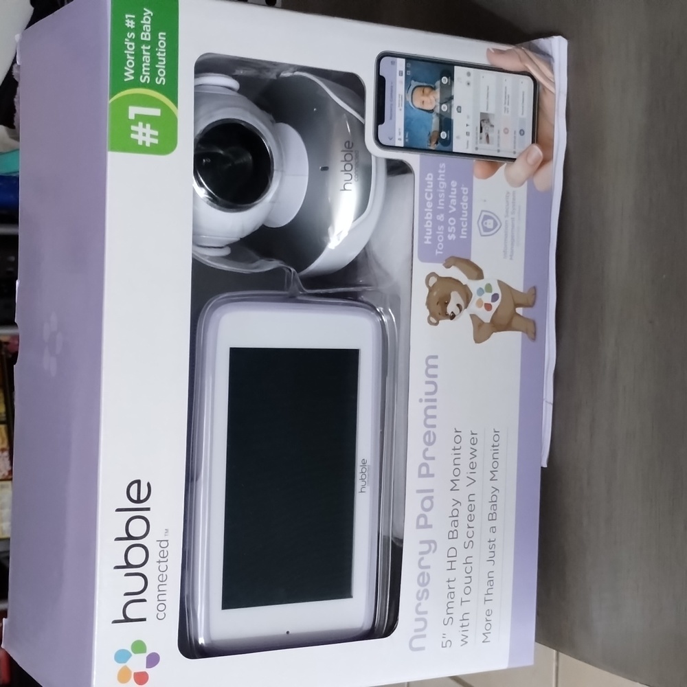 Baby Monitor Hubble Connected Nursery Pal Premium 5" HD
